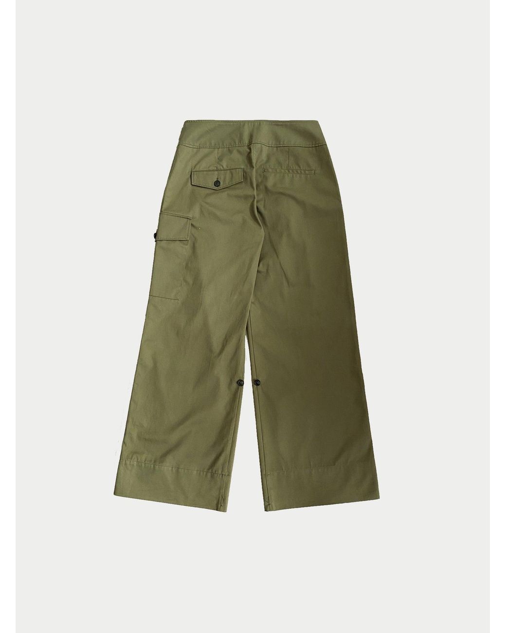 La Fetiche Green Gabrielle Pleated Pant