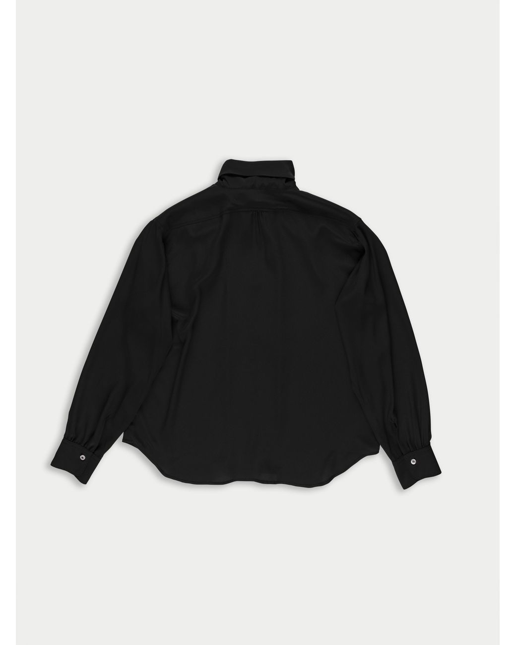 La Fetiche Black Nusch Neck Tie Blouse