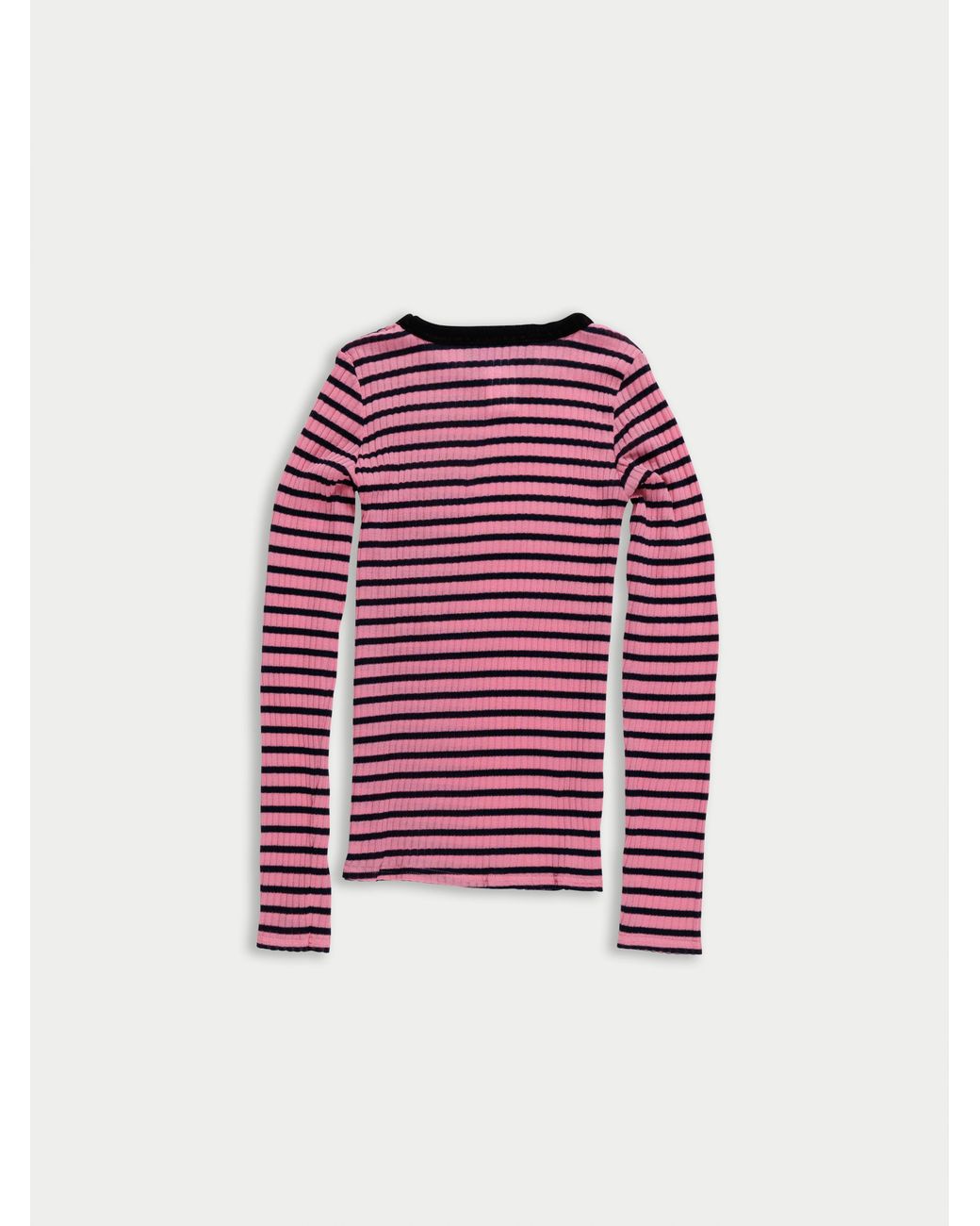 La Fetiche Red Jackie Raye Fine Weight Ribbed Top