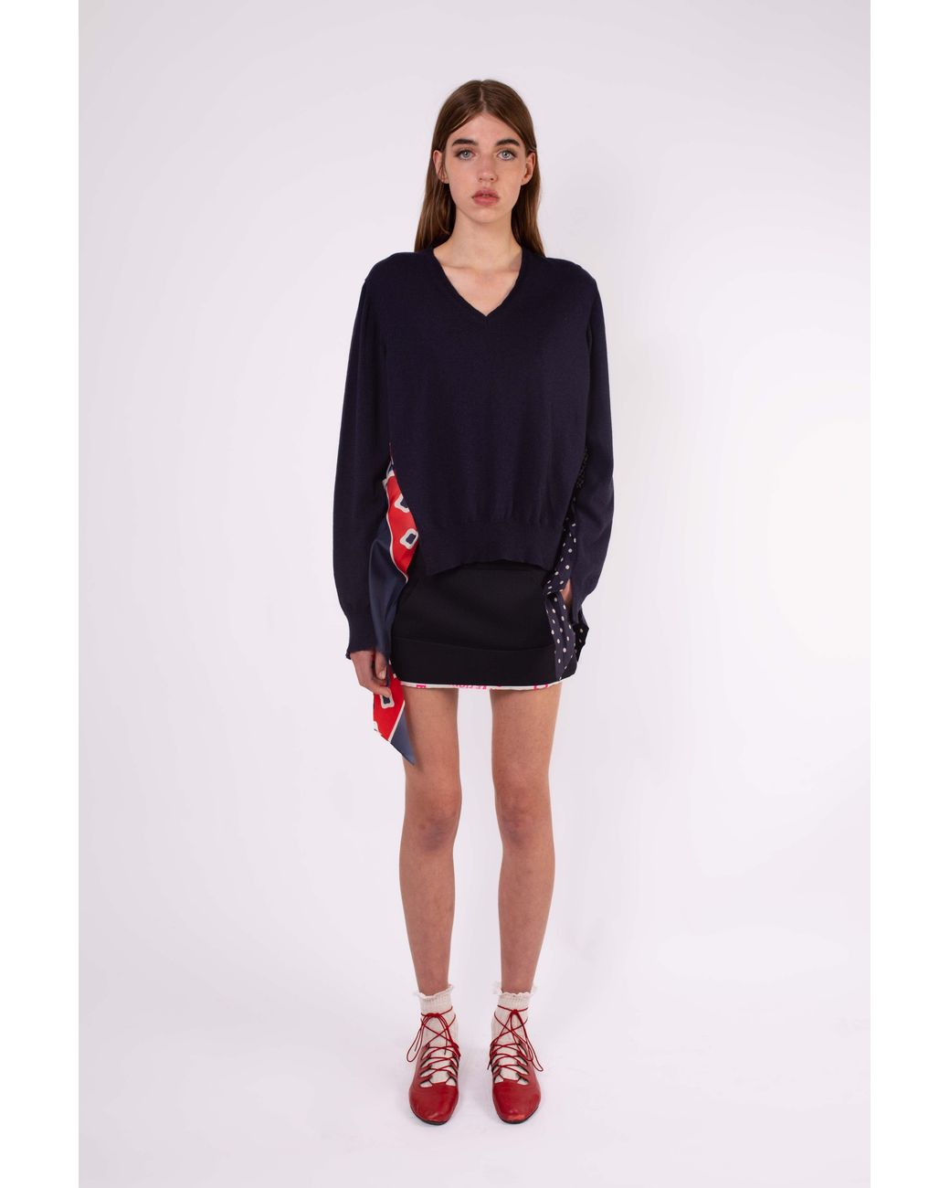 La Fetiche Blue Avril Mini Skirt