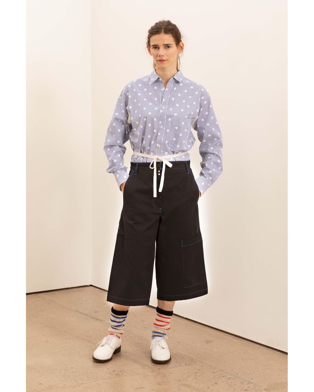 La Fetiche Blue Nico Cotton Poplin Shirt