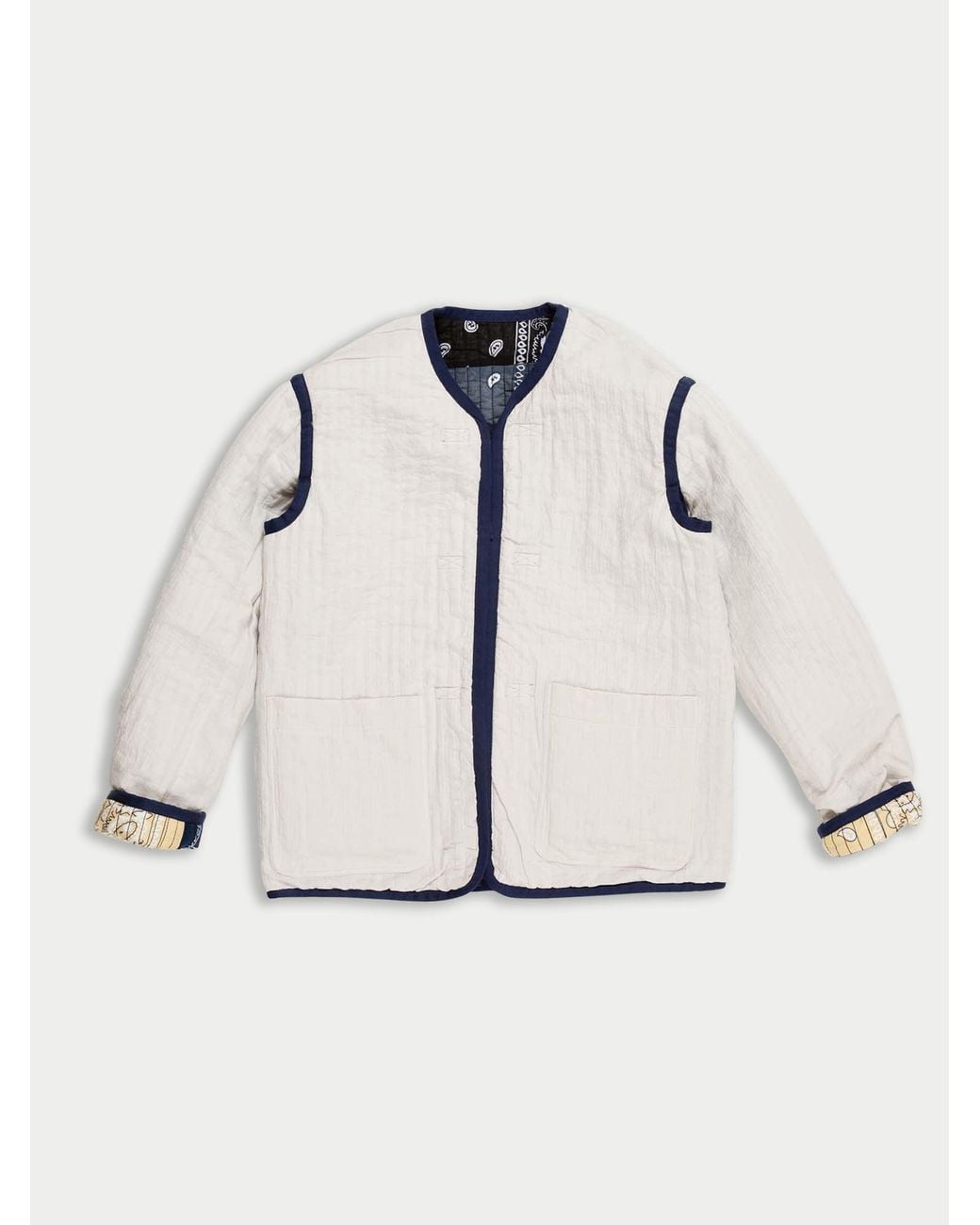 La Fetiche Red Janis Quilted Reversible Jacket