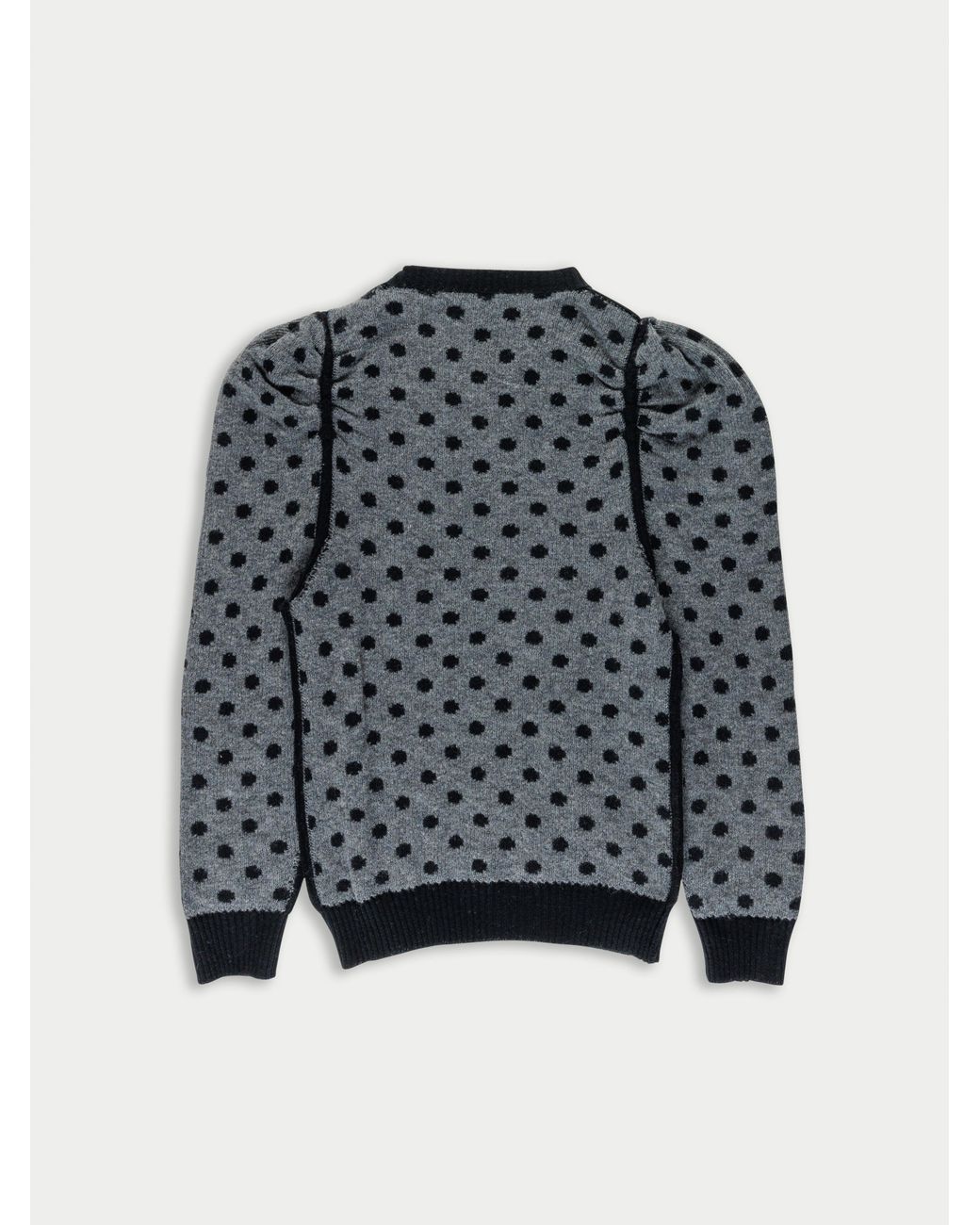 La Fetiche Black Hana Reversible V-Neck Sweater