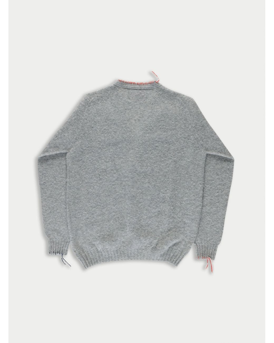 La Fetiche Gray Beaton Brushed V-Neck Cardigan