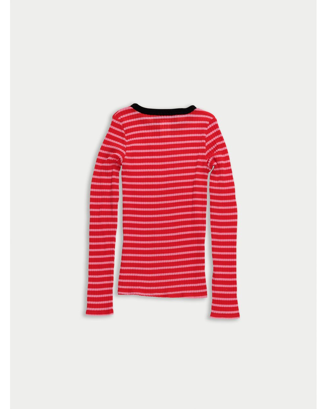 La Fetiche Red Jackie Raye Striped Top