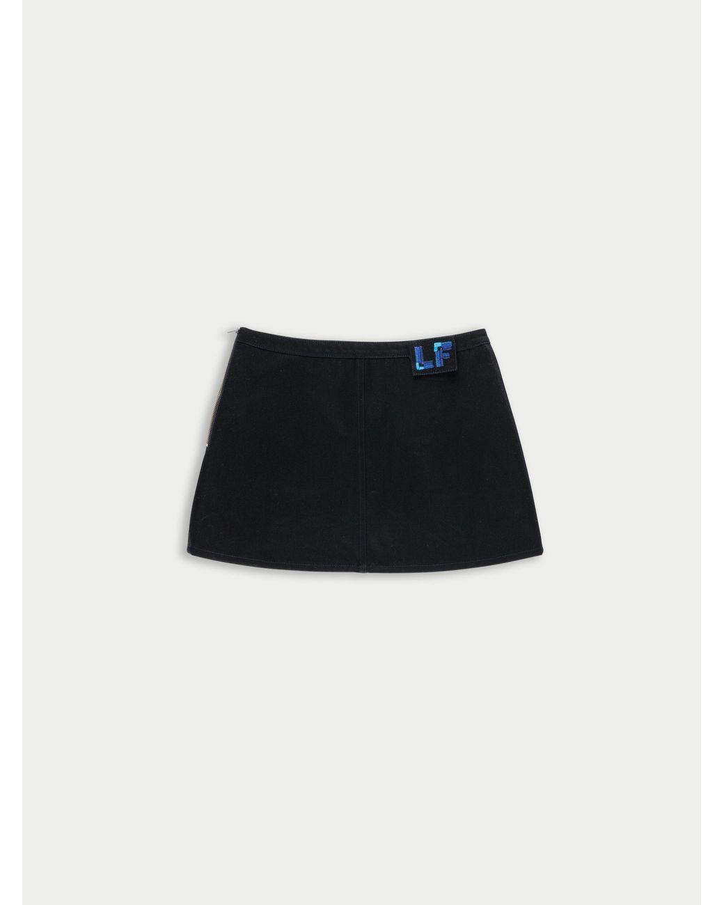 La Fetiche Black Thelma Denim Mini Skirt