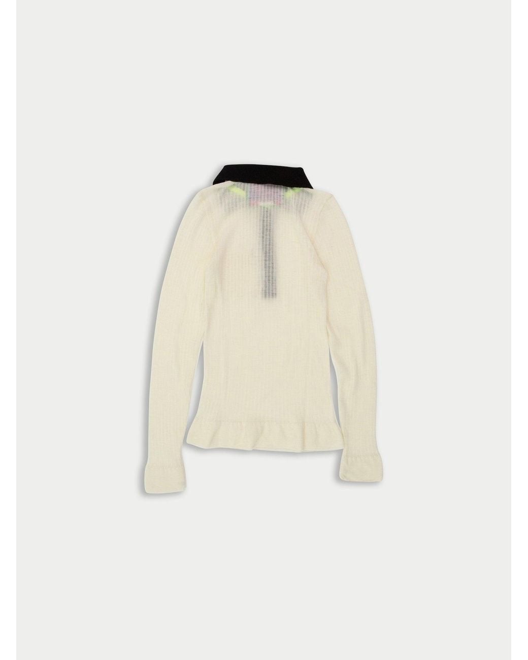 La Fetiche Natural Mick Fine Weight Ribbed Top