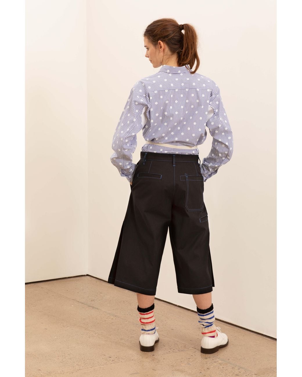 La Fetiche Blue Nico Cotton Poplin Shirt