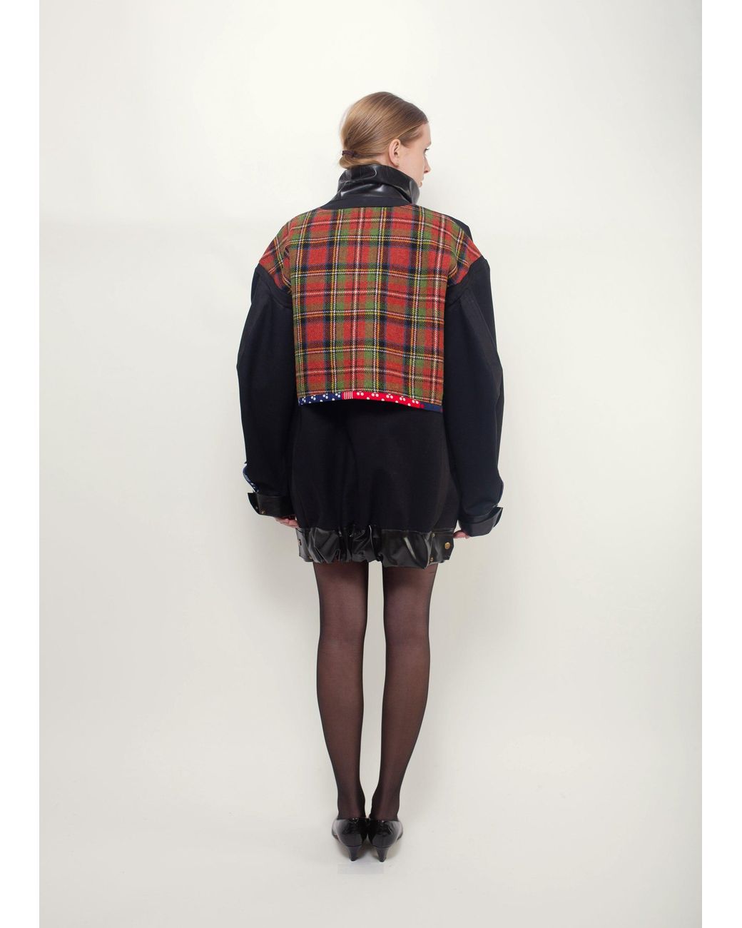 La Fetiche Red Jaime X Reversible Bomber Jacket