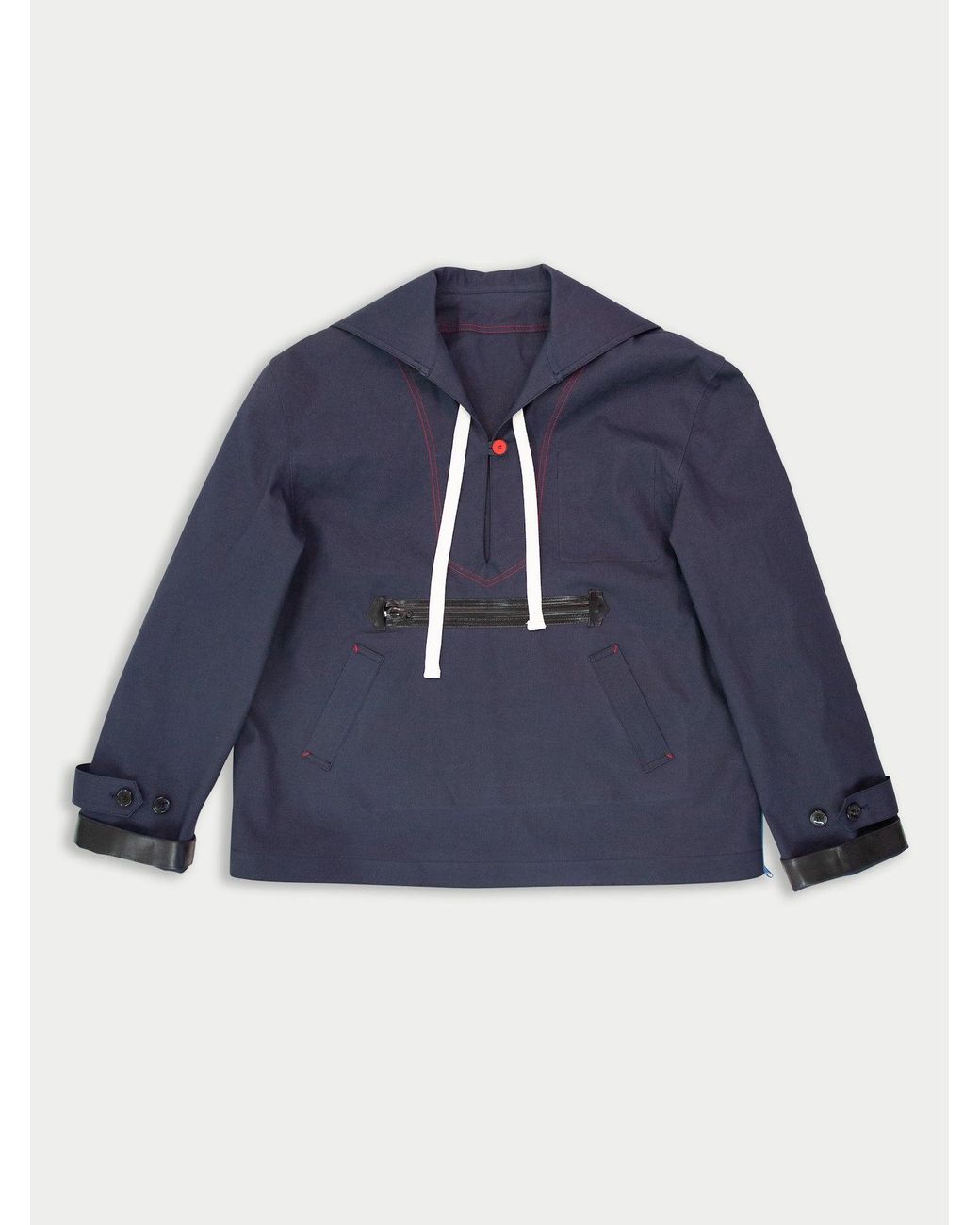 La Fetiche Blue Petra Reversible Sailor Style Cagoule