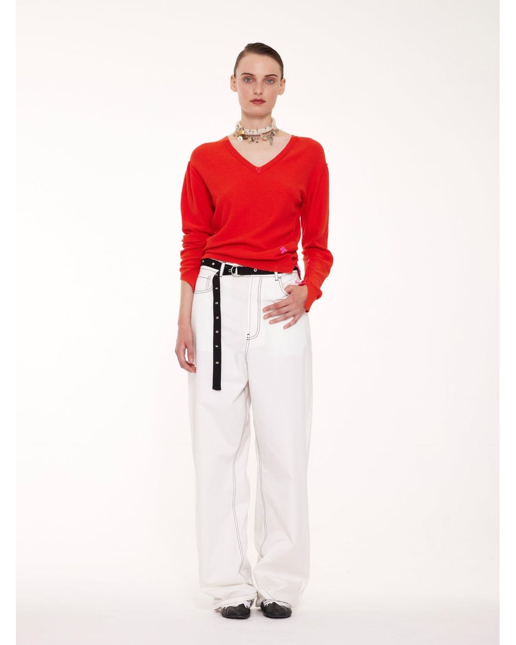 La Fetiche White Juergen Boyfriend Jean
