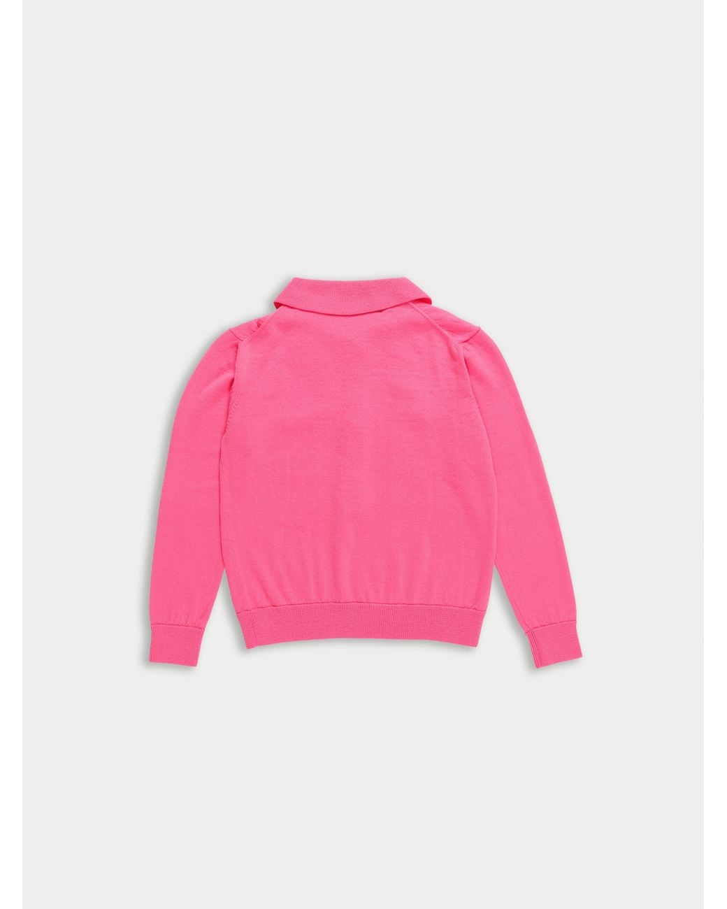 La Fetiche Pink Sammy Fine Weight Polo Top