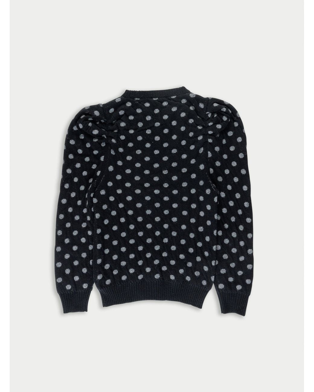 La Fetiche Black Hana Reversible V-Neck Sweater