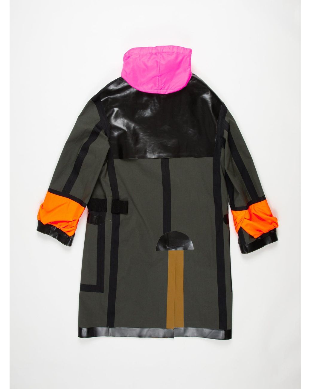 La Fetiche Multicolor Ryder Traditional Waterproof Trench Coat