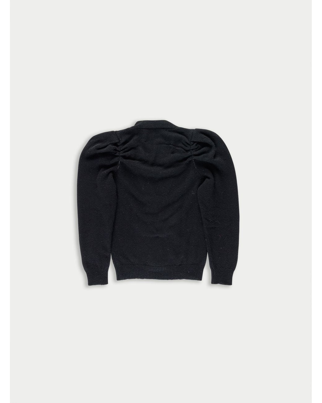 La Fetiche Black Vikki V-Neck Cardigan