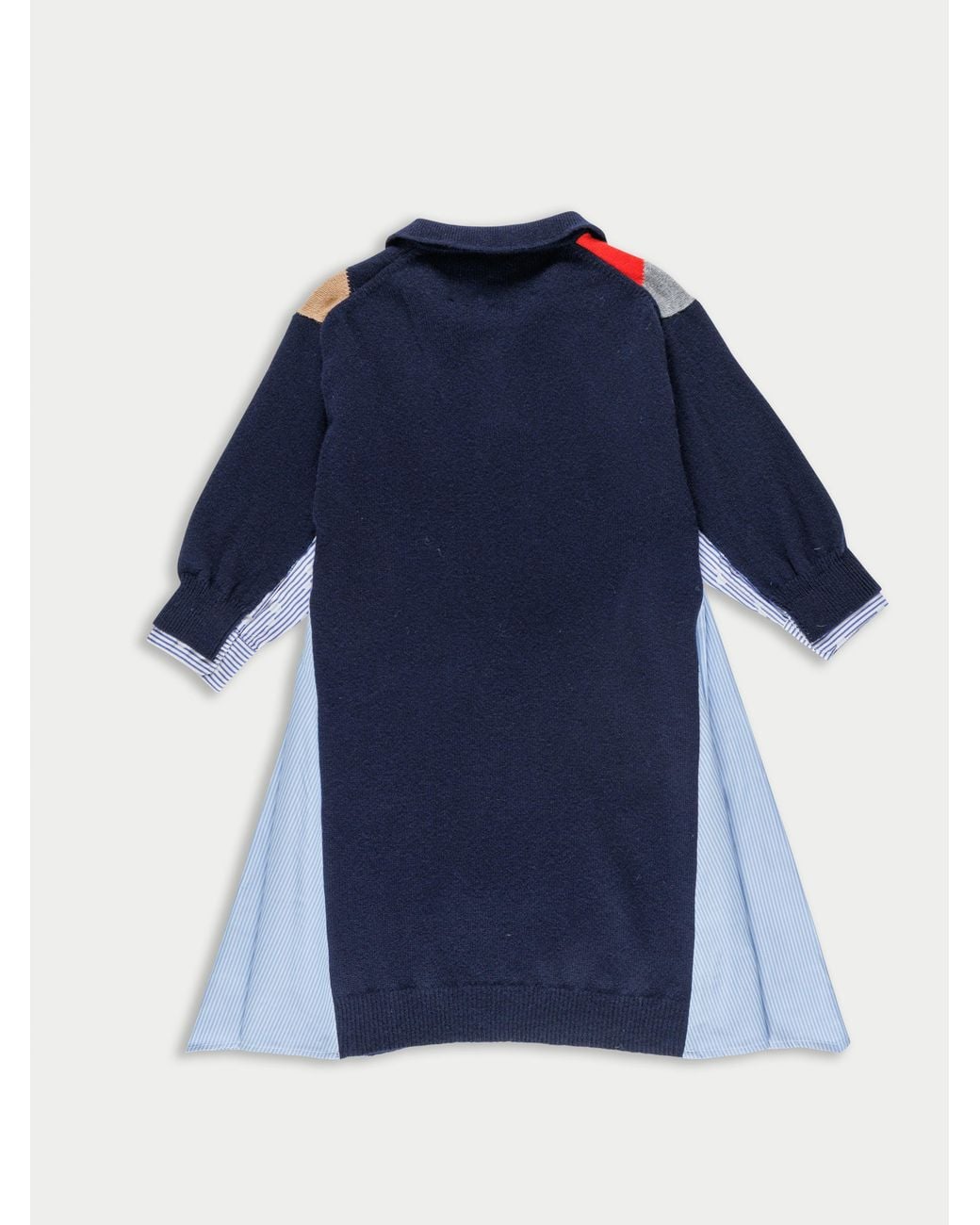 La Fetiche Blue Jisoo Argyle Polo Dress