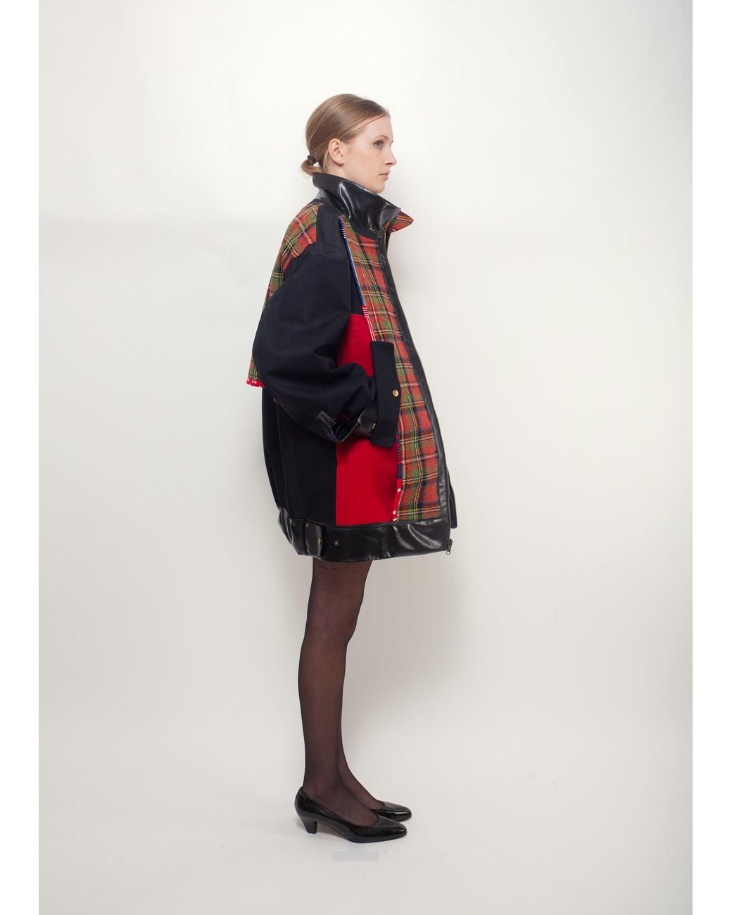 La Fetiche Red Jaime X Reversible Bomber Jacket