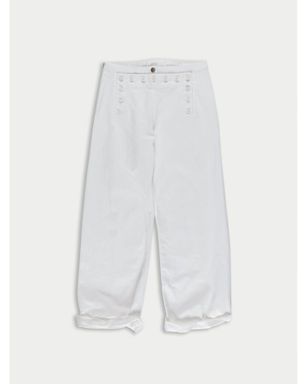 La Fetiche White Marin Sailor Trouser