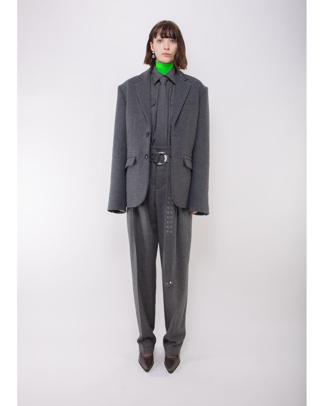 La Fetiche Blue Annie X Oversized Tailored Jacket