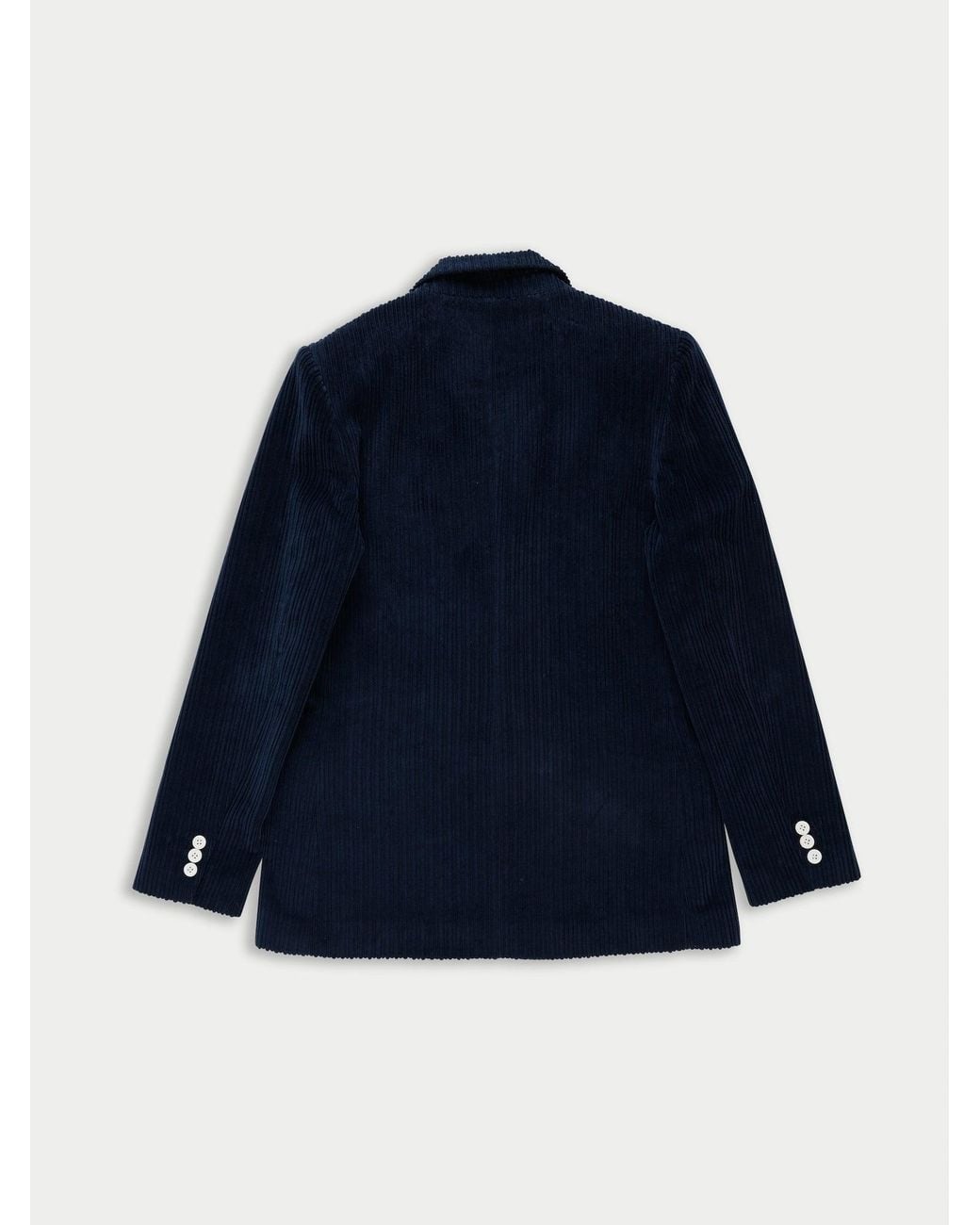 La Fetiche Blue Camille Corduroy Blazer