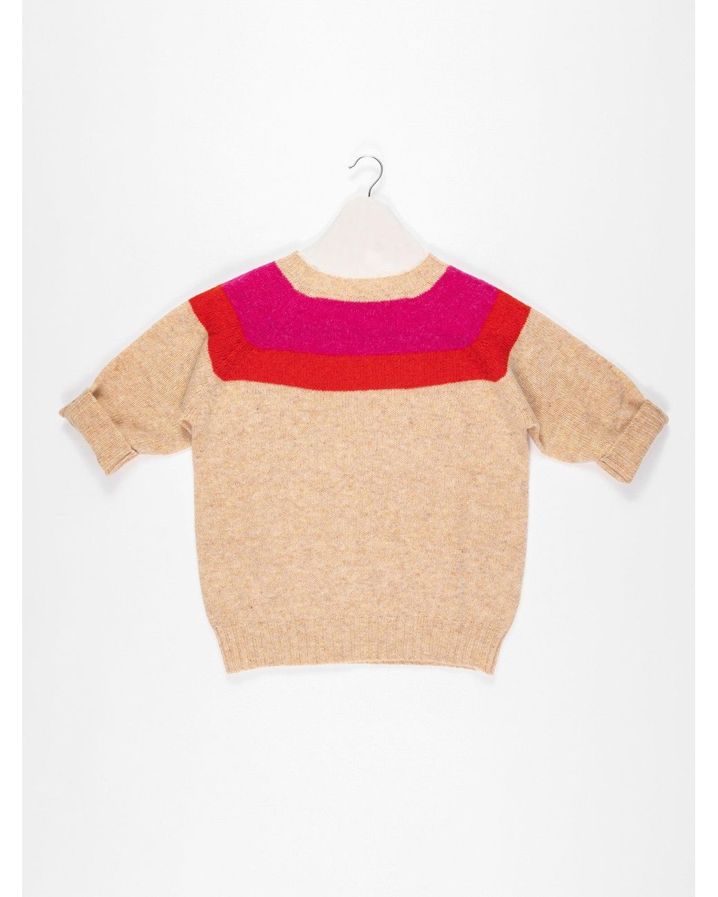 La Fetiche Pink Sidney Shetland Sweater
