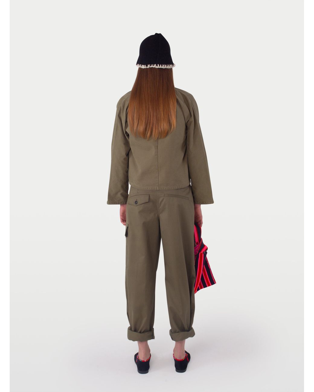 La Fetiche Red Ginger Kimono Jacket