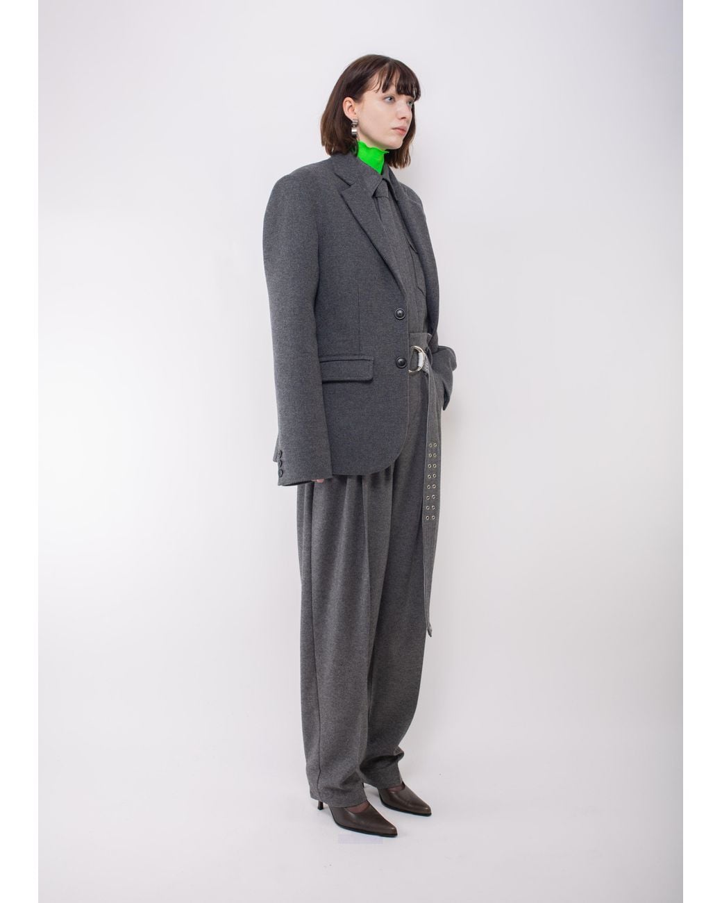 La Fetiche Blue Annie X Oversized Tailored Jacket