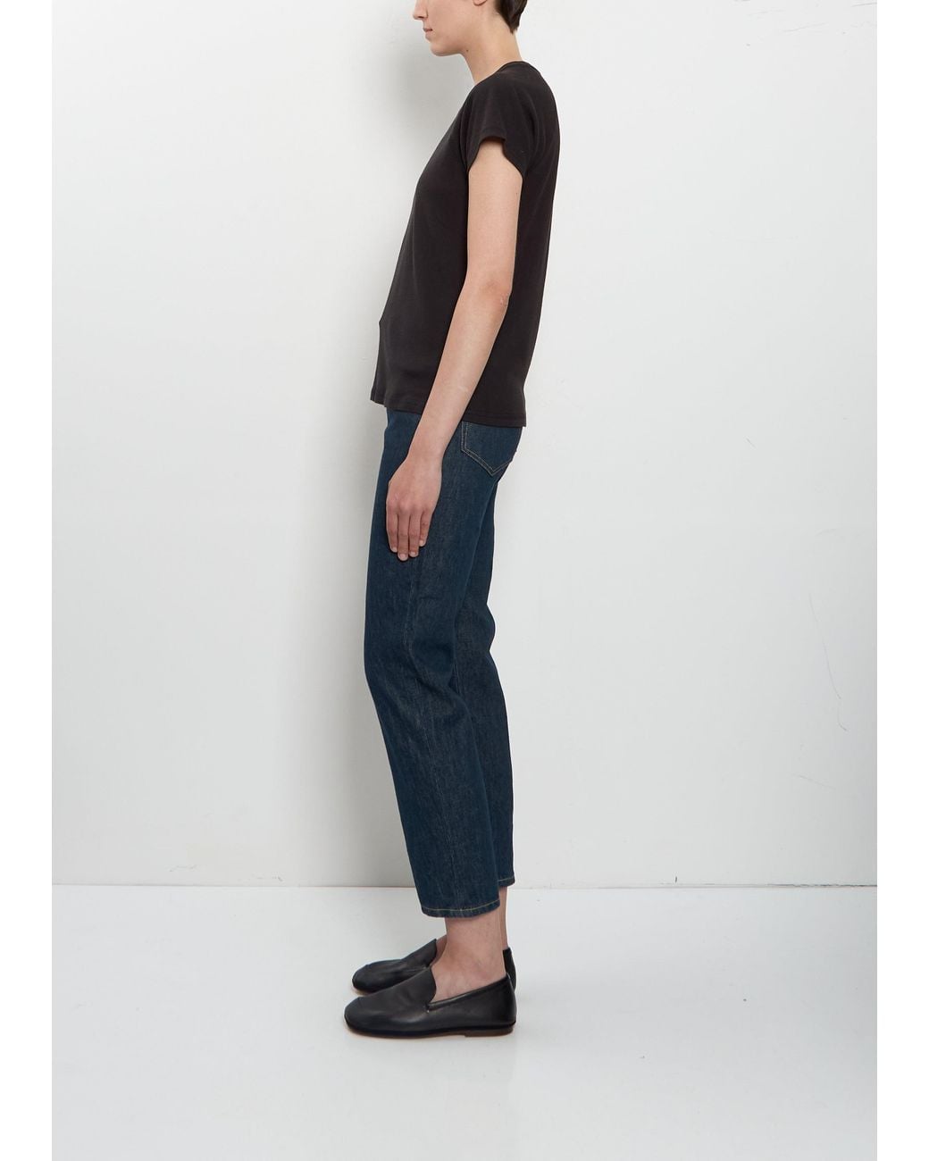 6397 Black Raglan Cotton Tee