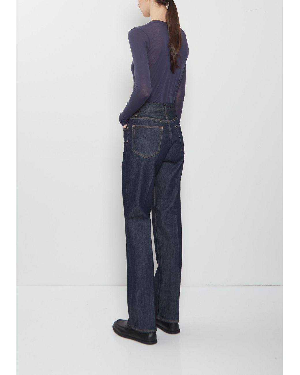 AURALEE Hard Twist Denim 5p Pants in Blue | Lyst UK