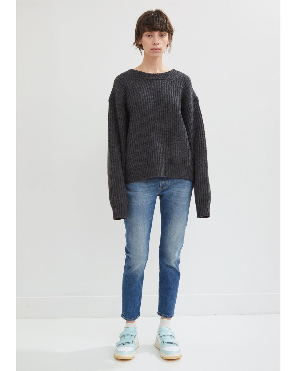 Acne Studios Denim Melk Mid Blue Jeans 