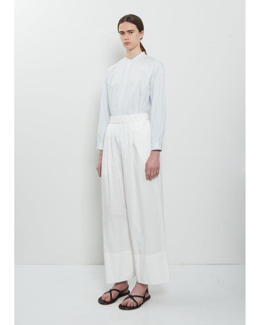 Arts & Science White Pajama Long Cotton Pants
