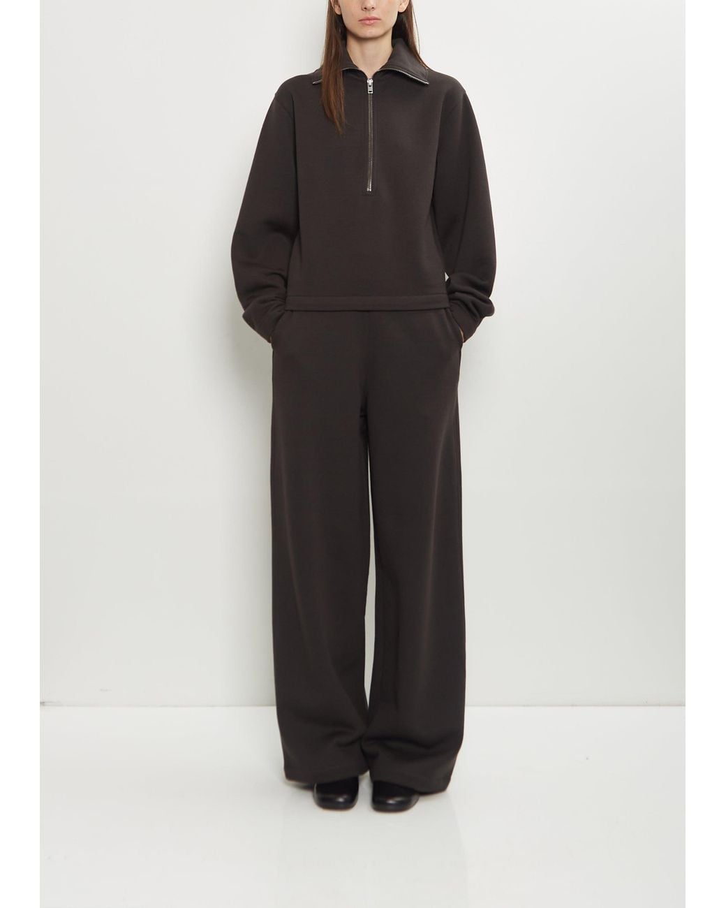 Lemaire Black Relaxed Large Pants
