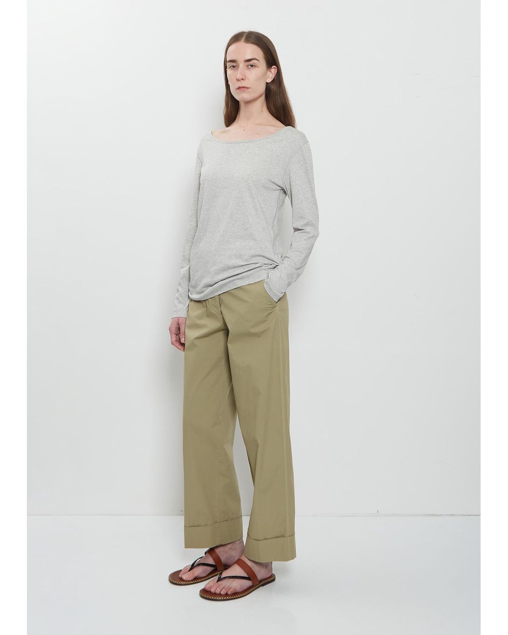 Dries Van Noten Gray Hulleta Cotton T-shirt