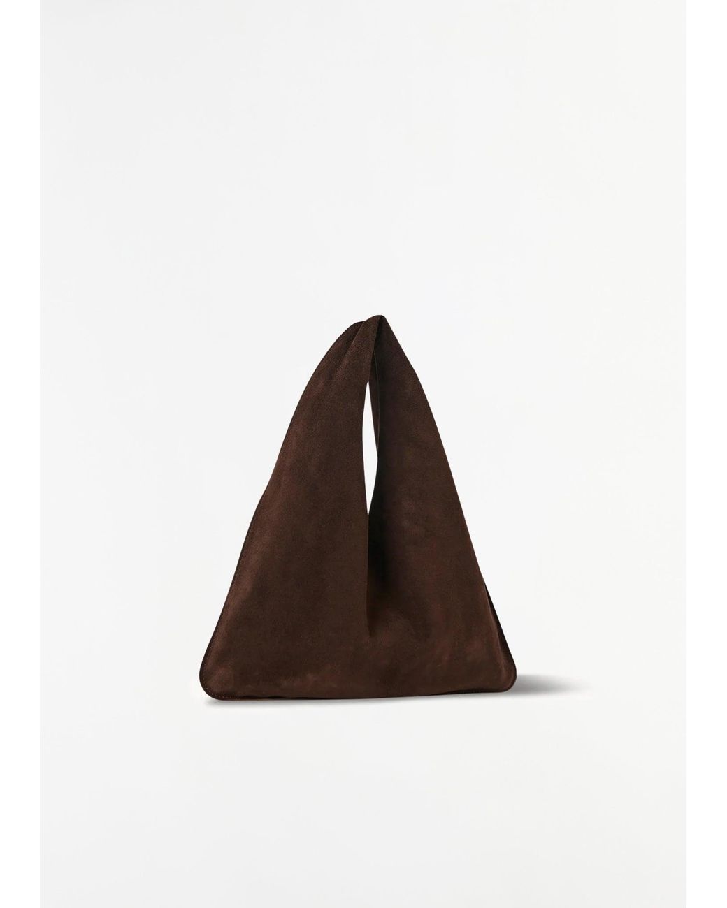 トートバッグ 25ss THE ROW Bindle small brown suede bag Bindle Small suede tote bag in brown - The Row | Mytheresa