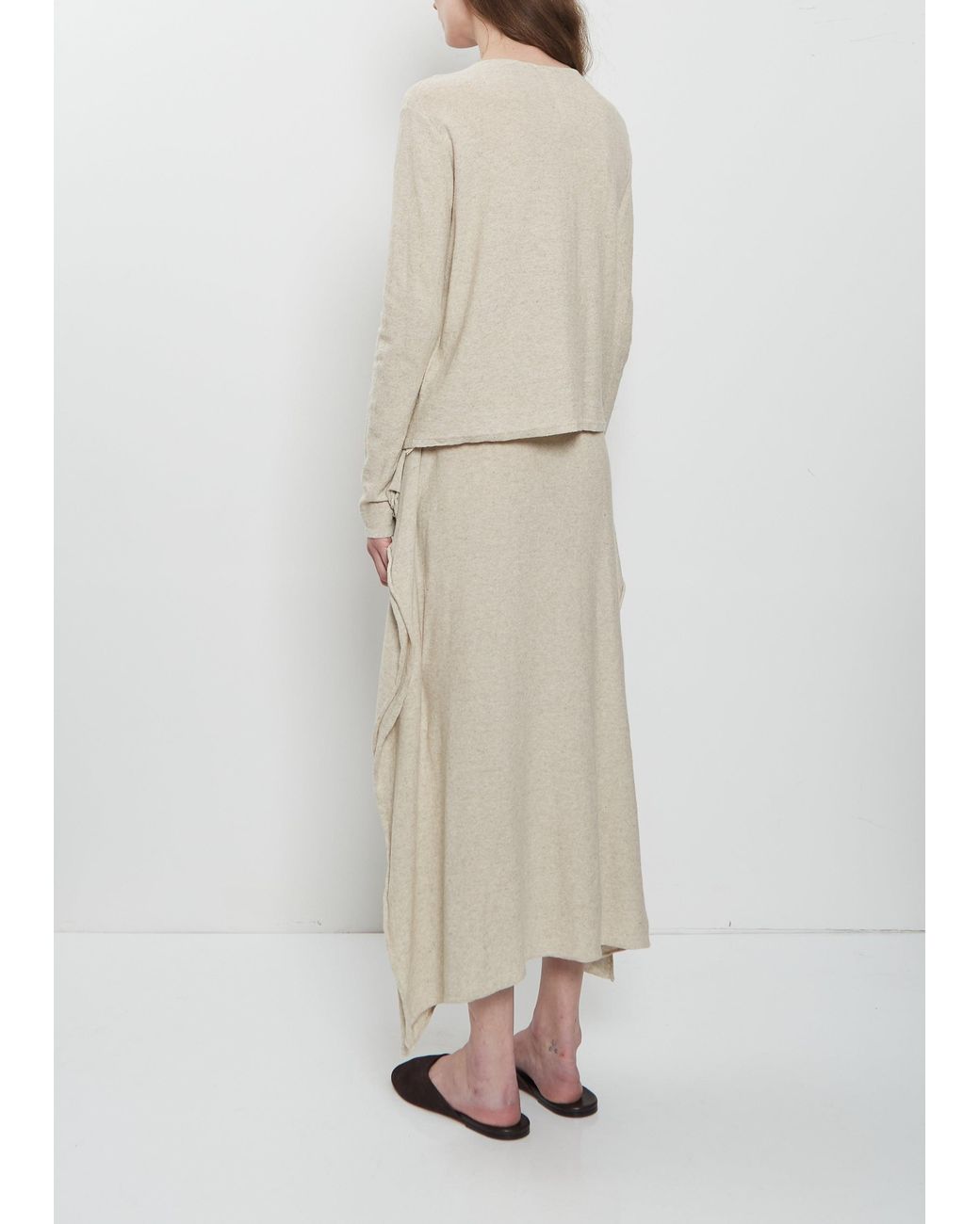 Lauren Manoogian Natural Wave Cotton Linen Cardigan
