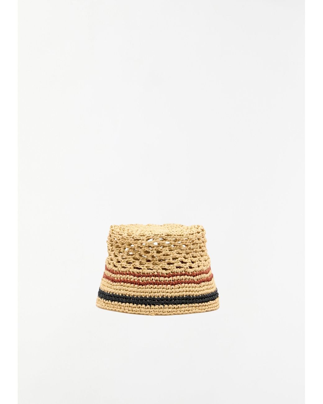 Plan C White Raffia Hat