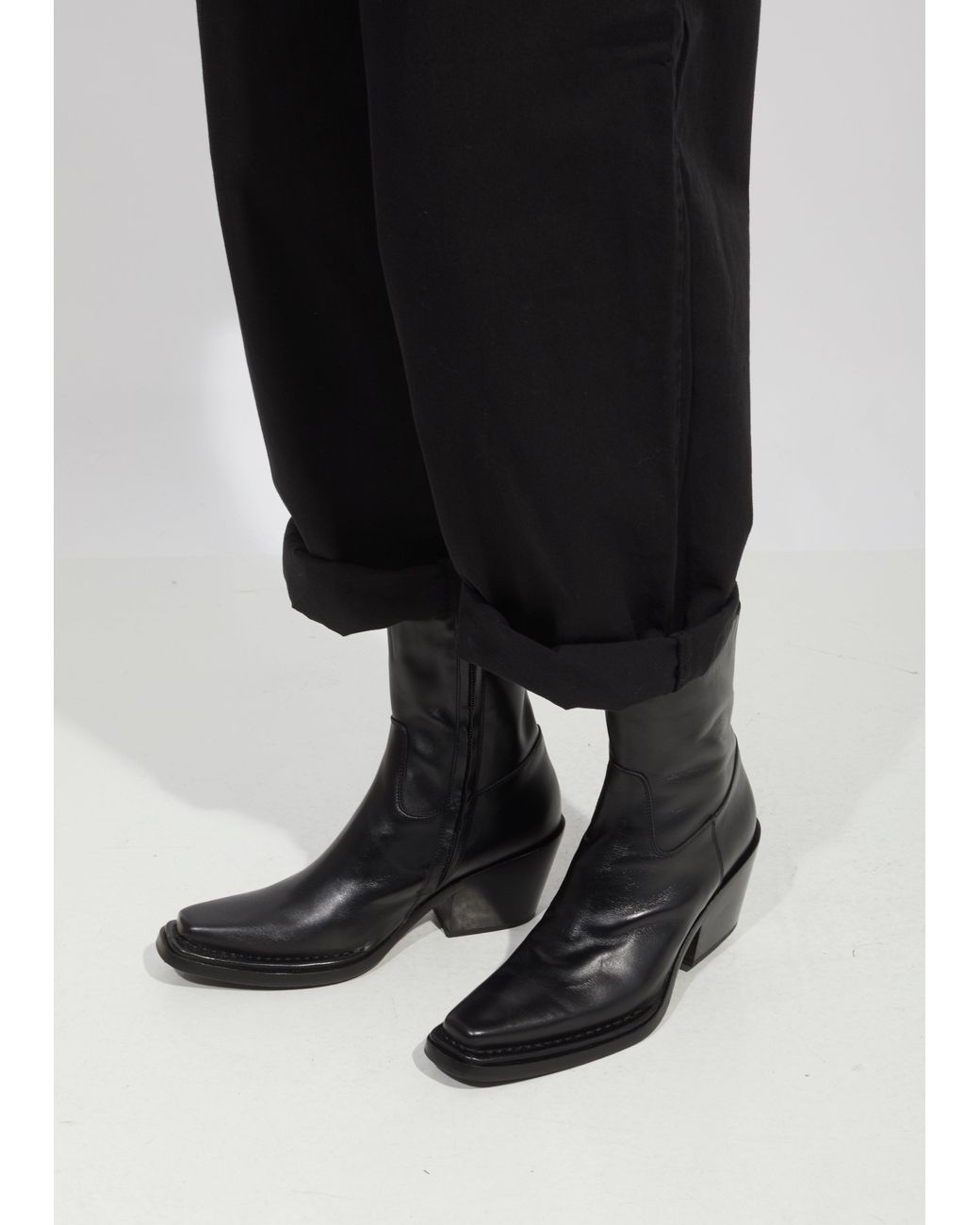 Acne Studios Bruna Boots in Black | Lyst Australia
