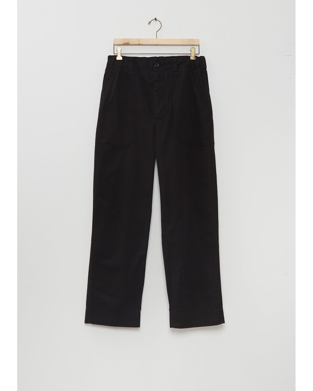 MHL by Margaret Howell Black Patch Pocket Utility Trousers