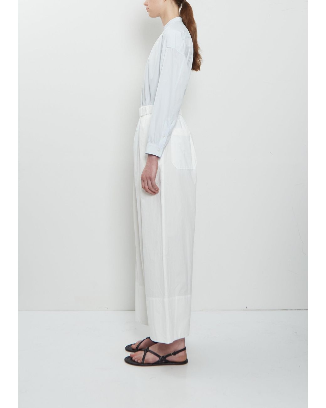 Arts & Science White Pajama Long Cotton Pants
