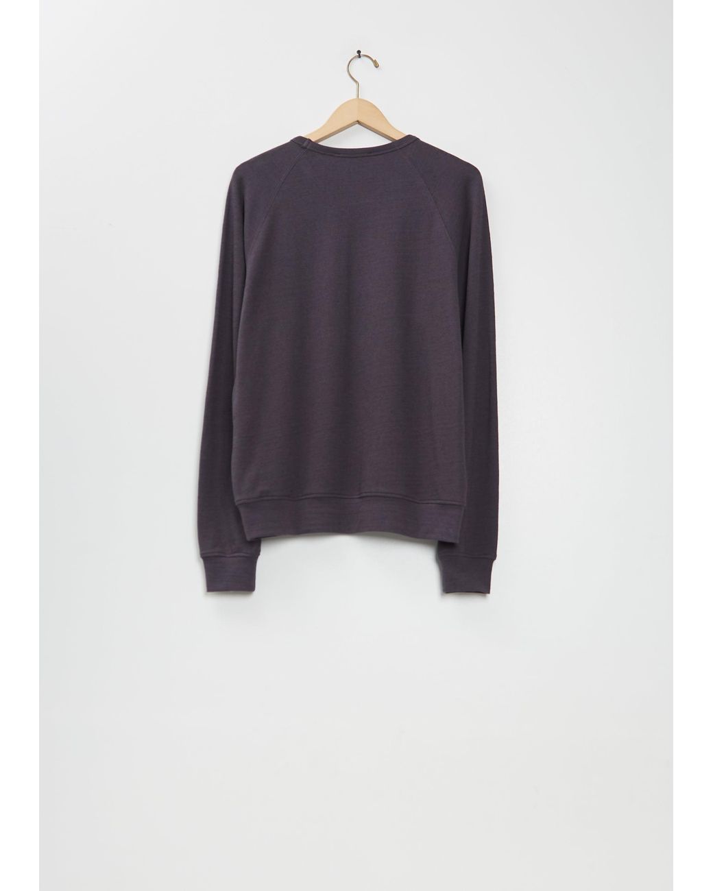 Lemaire Blue Crew Neck Cotton Wool Sweatshirt