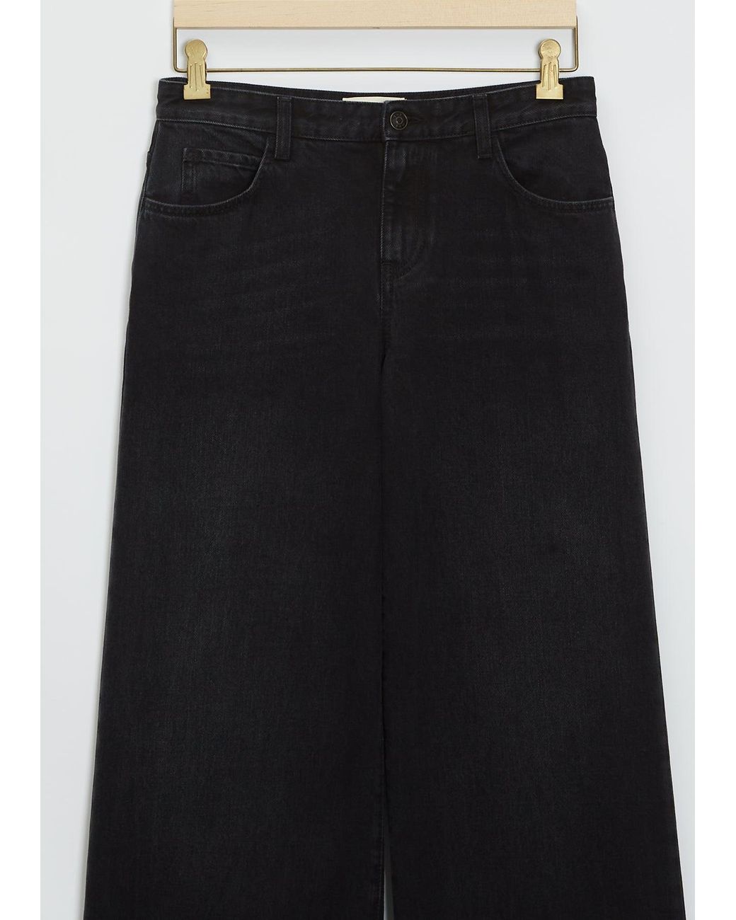 The Row Eglitta Low-rise Cotton Jeans in Black | Lyst