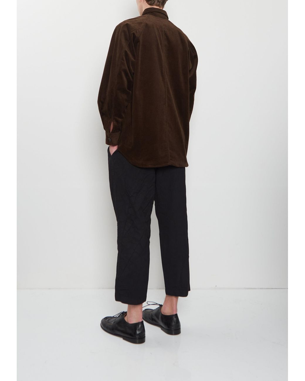 Comme des Garçons Brown Corduroy Shirt