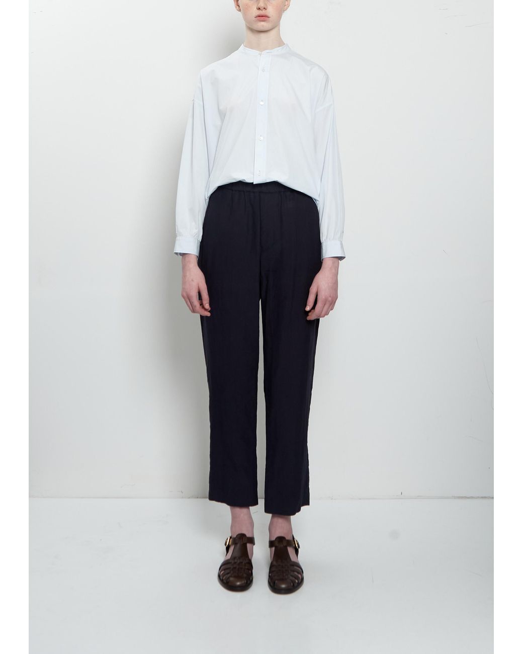 Arts & Science Blue Easy Linen Tapered Pants