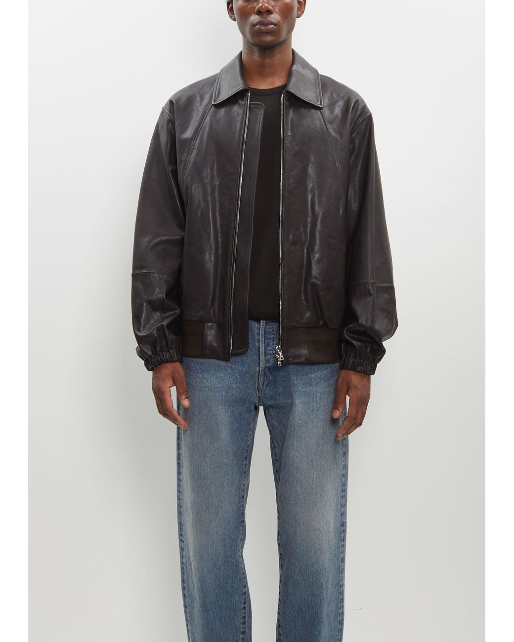 ジャケット・アウター LEATHER SHORT DRIZZLER JACKET ジャケット・アウター LEATHER SHORT DRIZZLER JACKET crackled