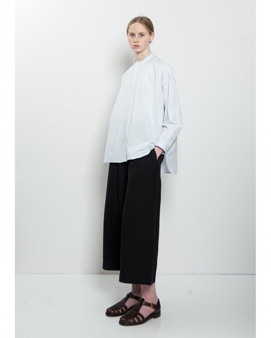 Arts & Science Black Buck Tuck Easy Wide Pants