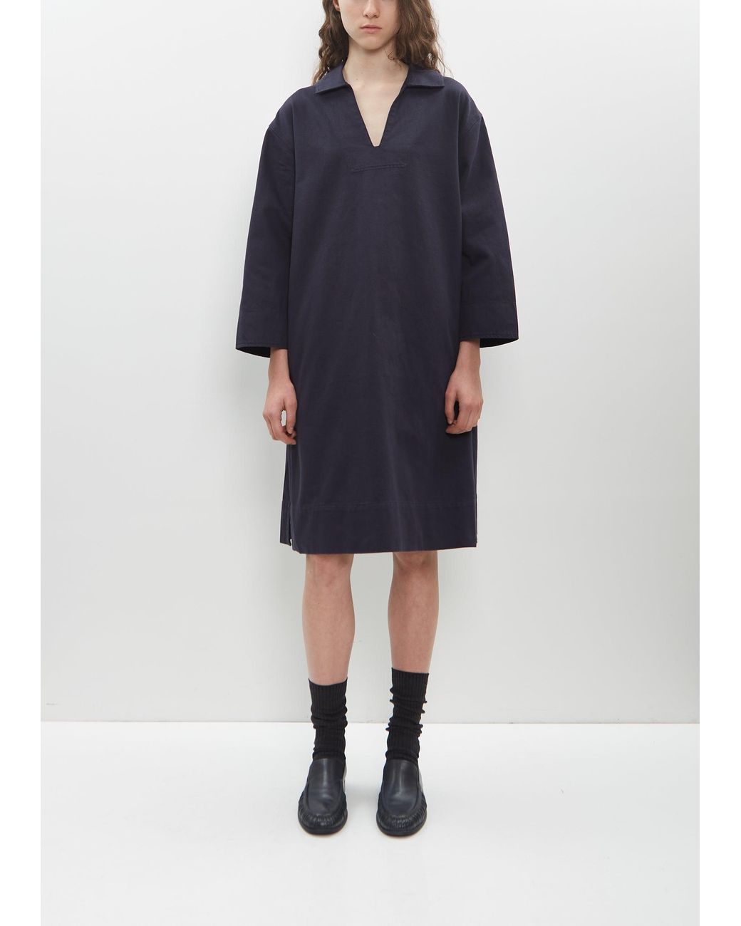 Margaret Howell｜DRESSES (MHL PATCH POCKET DAY DRESS - O mhl-by-margaret-howell-Ink-