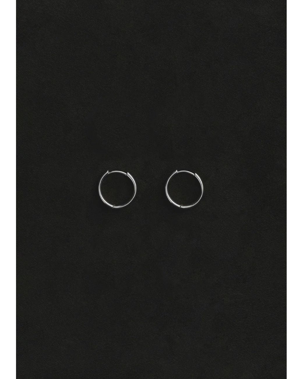 Sophie Buhai Black Instrinsic Hoop Single