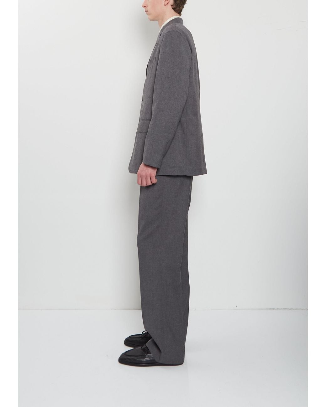 Auralee Gray Super Twist Cashmere Pora Jacket