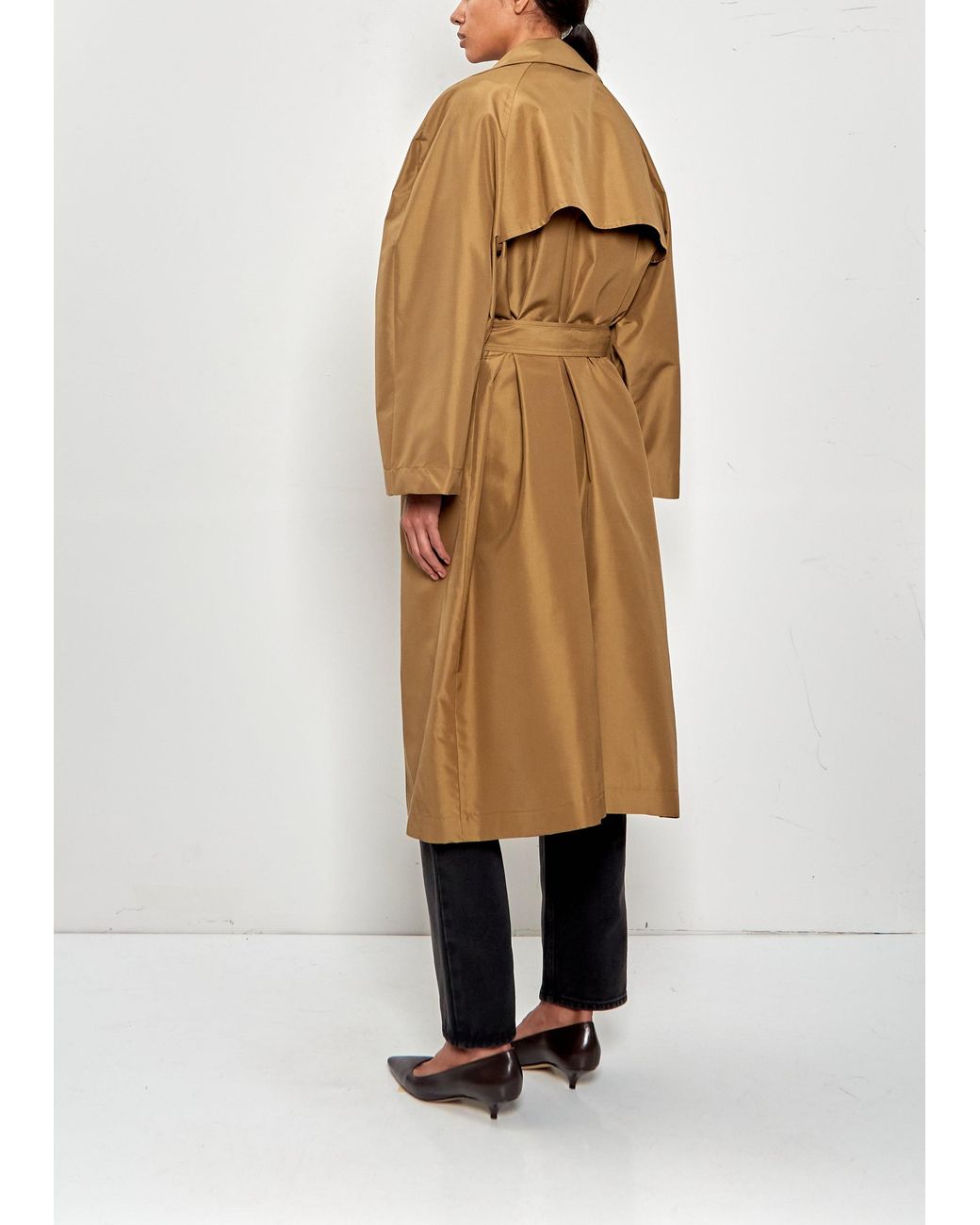 The Row Natural Amapola Silk Coat
