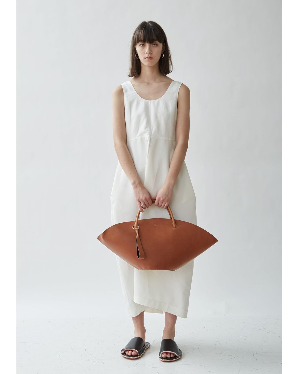 Jil Sander Sombrero Medium Bag in Brown | Lyst